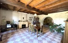 Detached house with large garden by the river