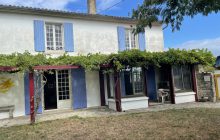 Authentic charentaise village house with separate small house to renovate
