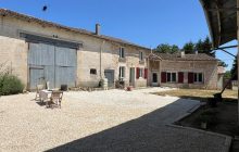 Charming Stone House with Outbuildings and Enclosed Courtyard – Near Sauzé-Vaussais R7303