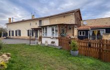 Pretty detached stone property with outbuildings and garden - ref 5242 near Chef Boutonne Deux Sèvres 79110