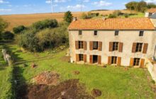 16th-Century Logis Full of Character, Renovation Project Near Ruffec R7417