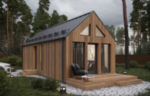 Maison modulaire de 38 m² avec terrasse