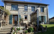 (87) Character stone house with guest cottage, stunning views and income potential – near Limoges
