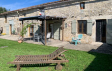 Detached renovated stone property with barn and garden - Near Lezay 79120 Deux Sèvres - ref 5226
