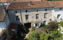 Aigre : Spacious Town House With Private Gardens and Barns R7481