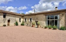 Superb 4-Bedroom Country House with Heated Pool and Private Tennis Court near Villefagnan R7578