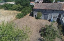 Large Stone Barn With Garden Near Ruffec